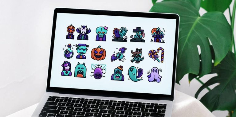 50 iconos de PowerPoint de Halloween